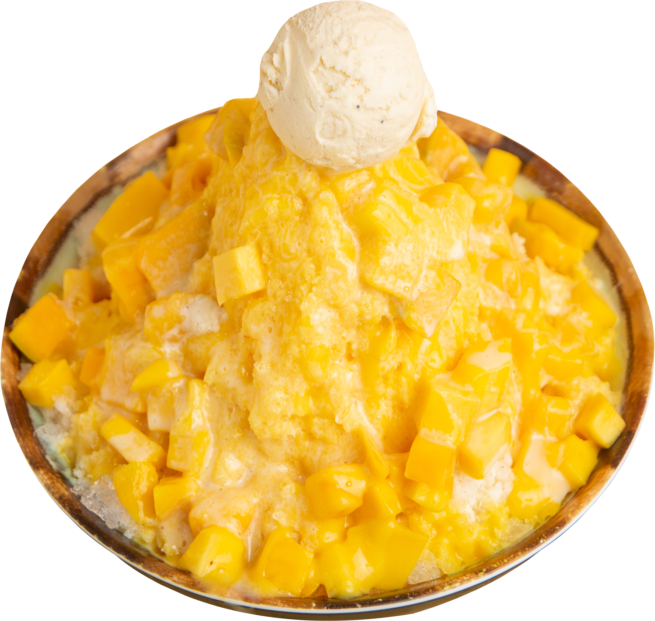 Mango Milk Shaved Ice - Mango, Ice Cream